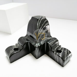 Black Wood Grain Plastic Sofa Legs